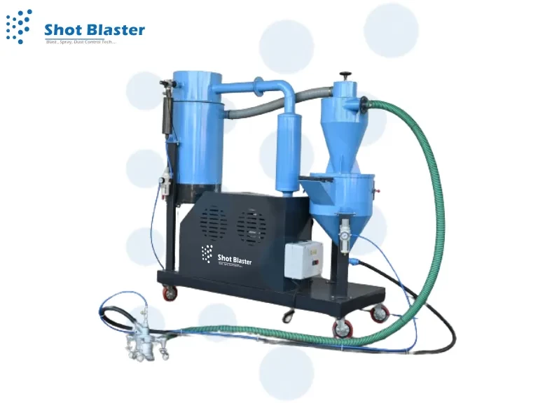 Vacuum blasting machine